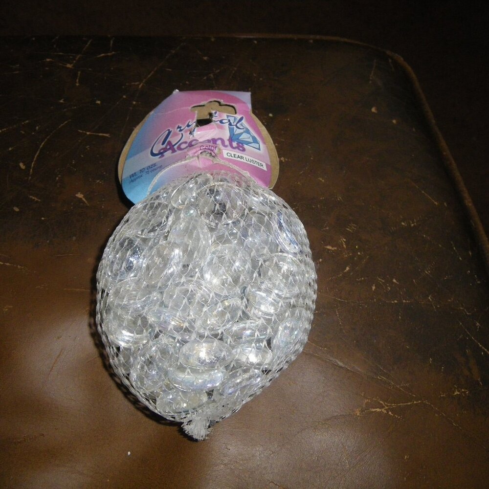 Glass Gems Dome Vase Filler Decorative Beads Marble Pebbles Stones Craft Decor